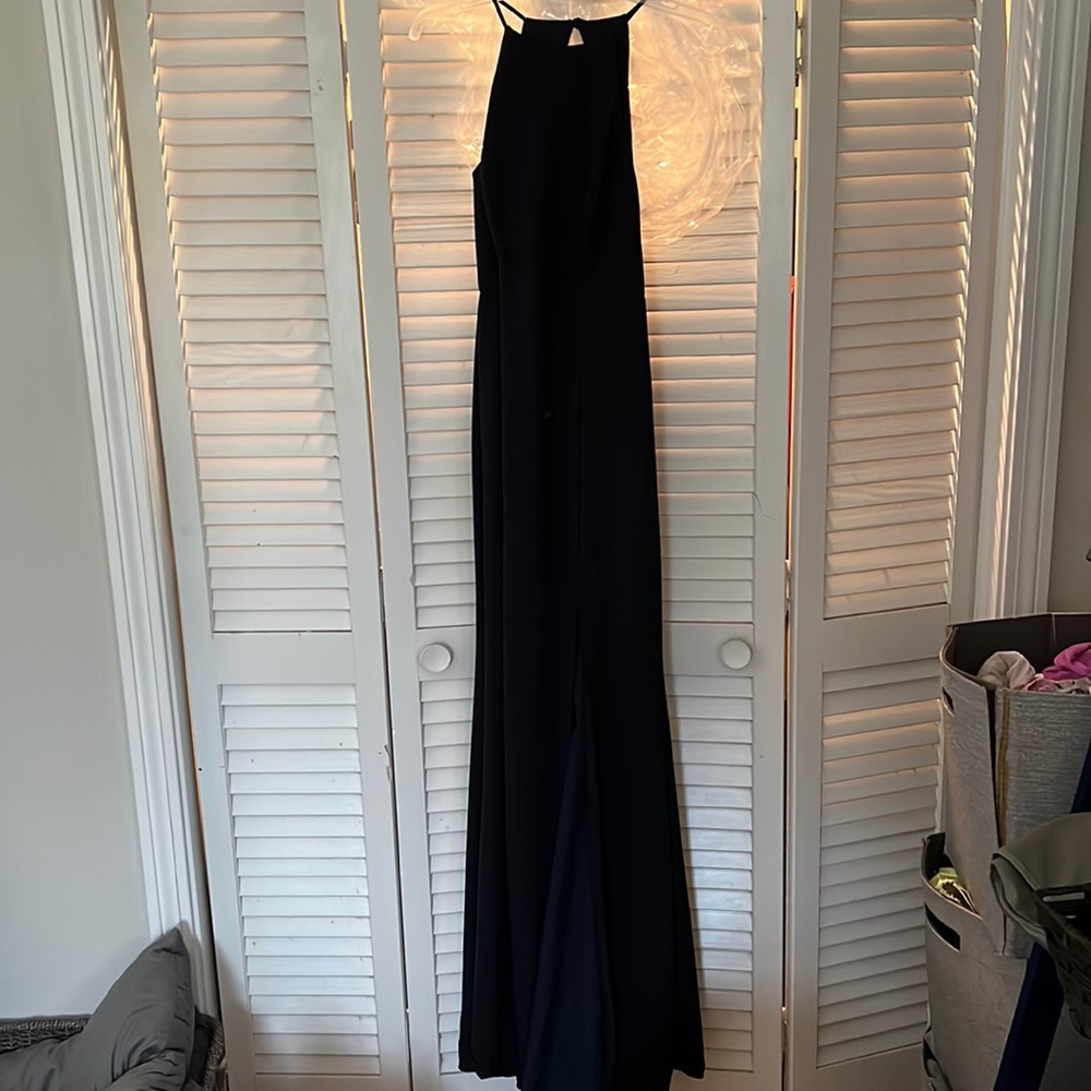 BRAND NEW NEVER WORN Amsale Navy Ryland Dress Size 2